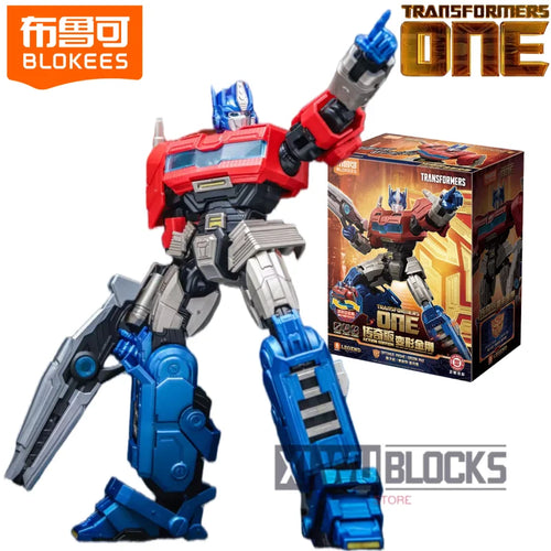Figurka Transformers Optimus Prime Origine Blokees — niebiesko-czerwony klocek, edycja ONE
