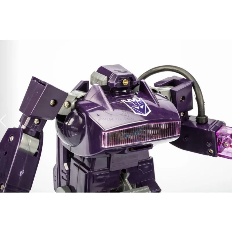 Figurka Transformers Shockwave G1 84-86 — reedycja z wbudowanym karabinem i pełnym pudełkiem
