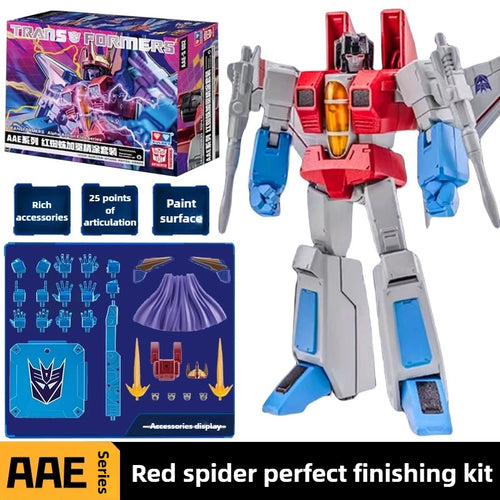 Figurka Transformers Starscream — edycja z dopracowanym malowaniem — Alpha Action Elite Premium