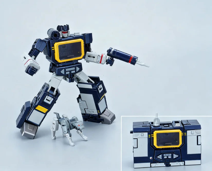 Figurka Transformers Soundwave Newage H21 — kompaktowa wersja KO G1 z wbudowaną kasetą