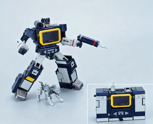 Figurka Transformers Soundwave Newage H21 — kompaktowa wersja KO G1 z wbudowaną kasetą
