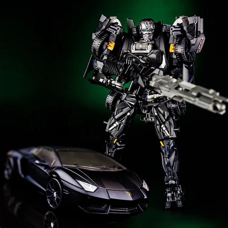 Figurka Transformers Lockdown Aventador — Czarny łowca o sylwetce Lamborghini