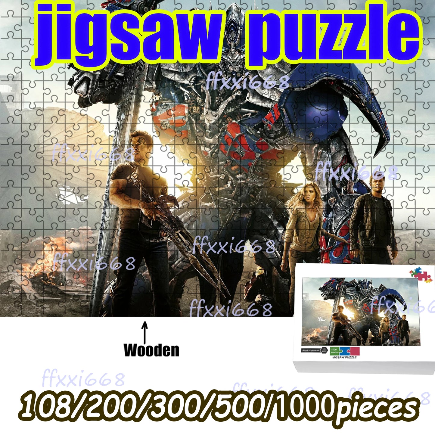 Puzzle Transformers — edycja limitowana — 1000 elementów