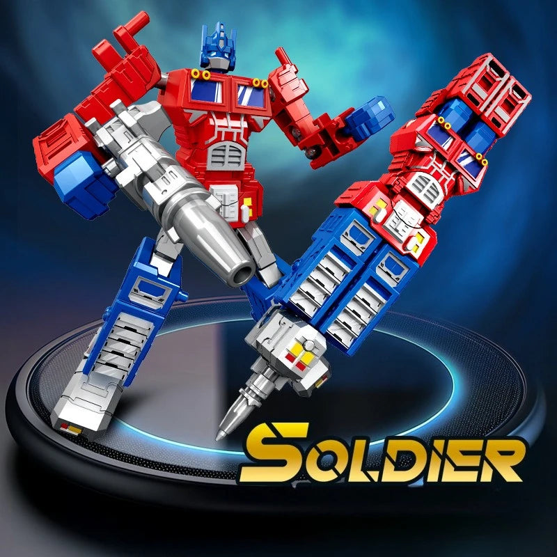 Zabawka Transformers 2 w 1 — czerwony długopis