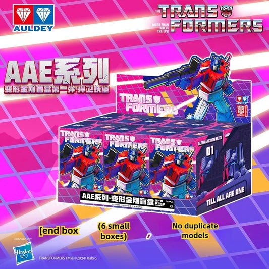 Gablotka Transformers Alpha Action Elite — kompletny zestaw 6 figurek, bez powtórek