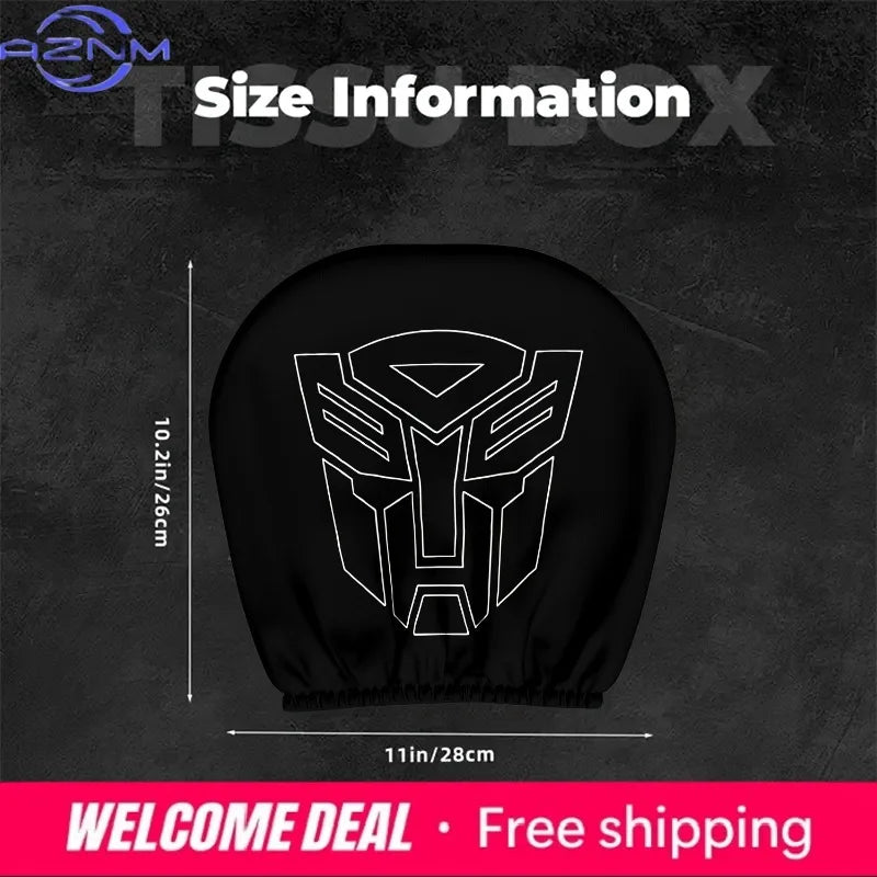 Pokrowce na zagłówki Transformers Autobot — Zestaw 2 osłon na fotele samochodowe