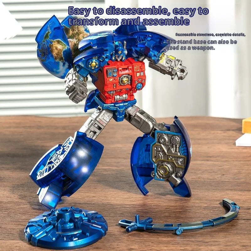 Zabawka Transformers Optimus Prime Globe — transformowalny robot dla dzieci