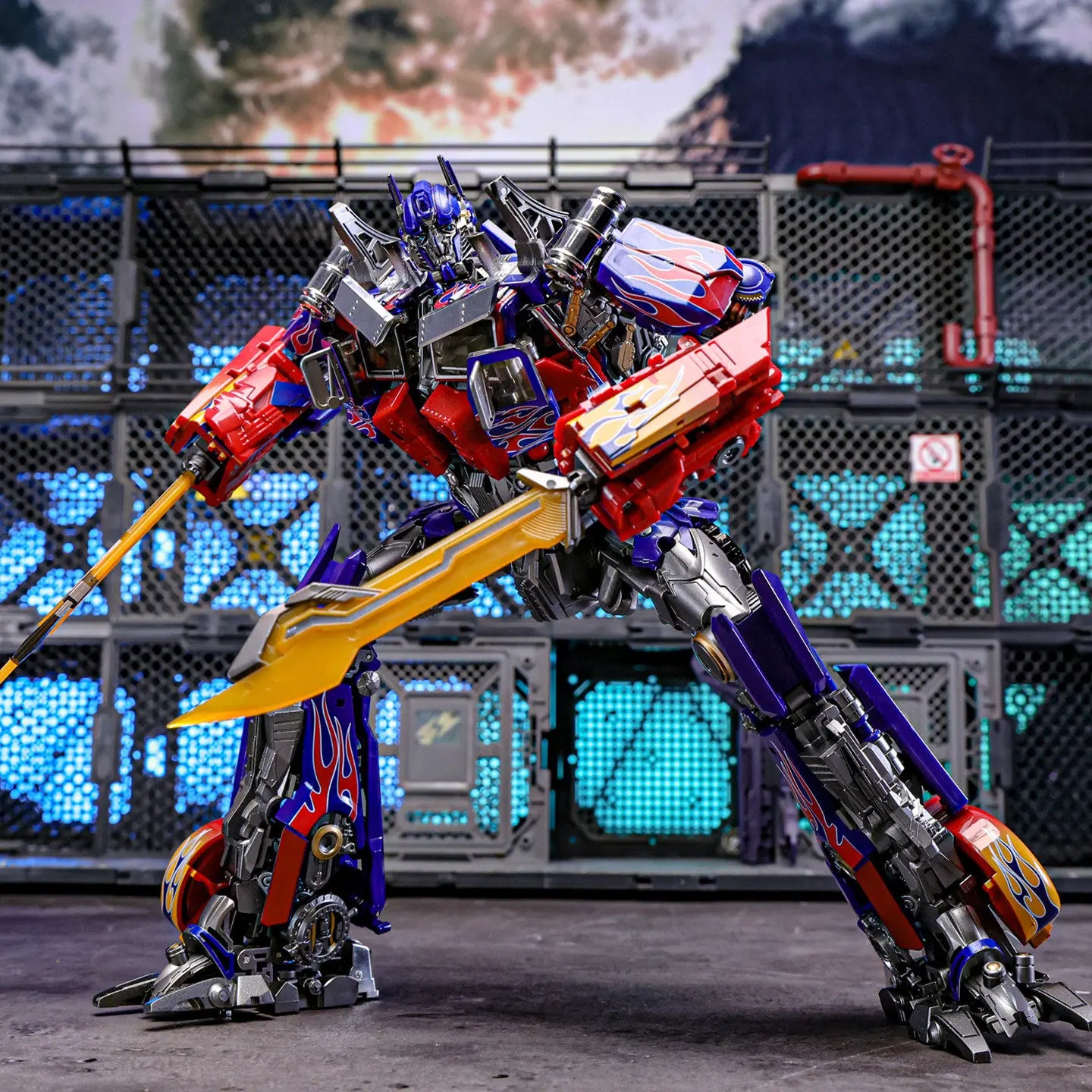 Figurka Transformers Optimus Prime 30cm — przegubowa figurka kolekcjonerska DLX
