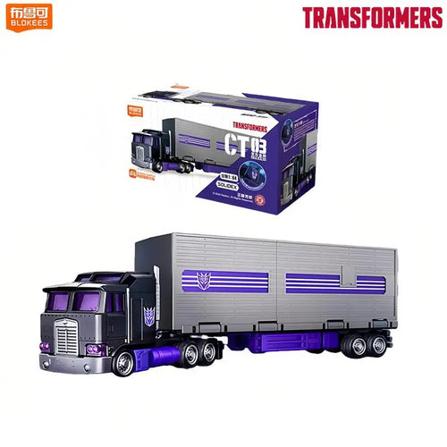 Figurka Transformers Motormaster, dowódca Stunticonów — Szaro-czarny klocek w trybie ciężarówki