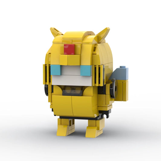 Figurka Transformers Bumblebee w wersji IDW Chibi — kompaktowy żółty klocek