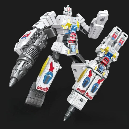 Zabawka Transformers 2 w 1 — biały długopis