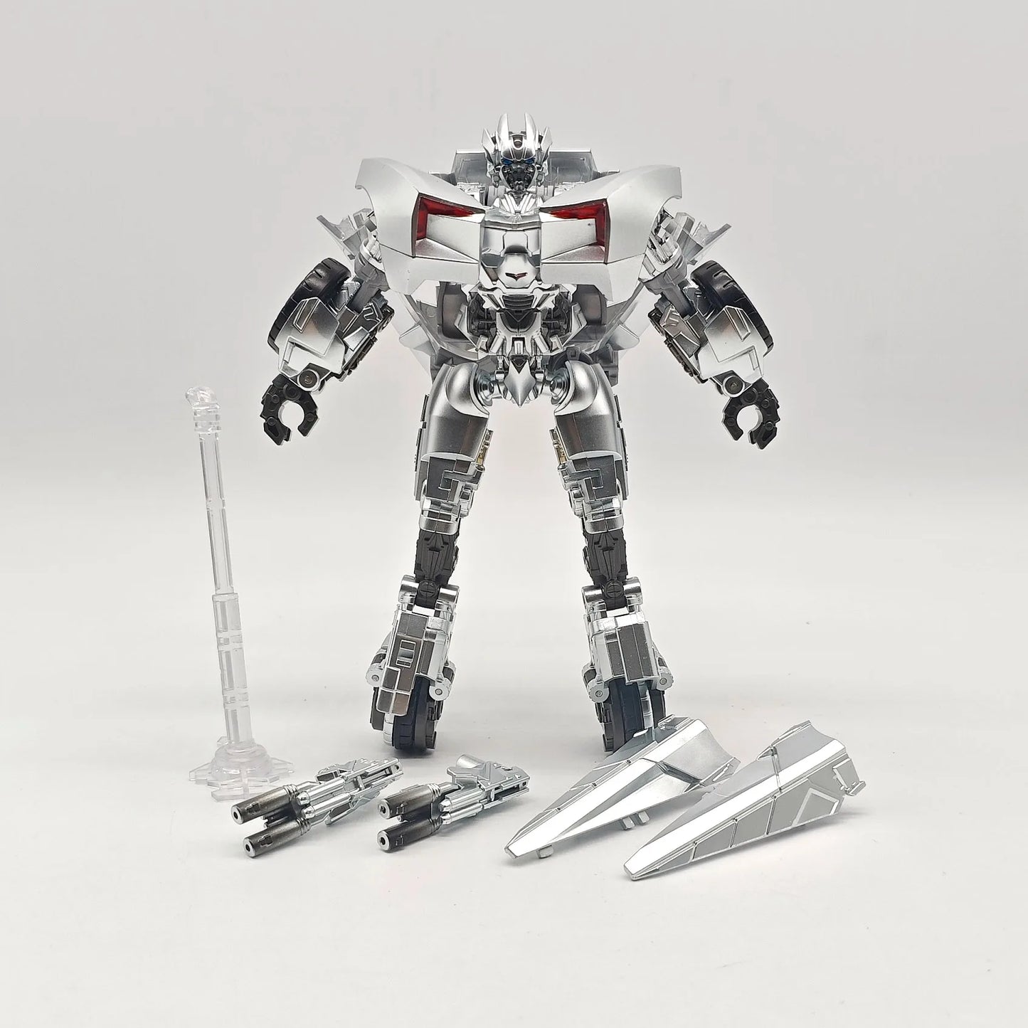 Figurka Transformers Sideswipe War Dancer — czerwono-srebrny wojenny tancerz