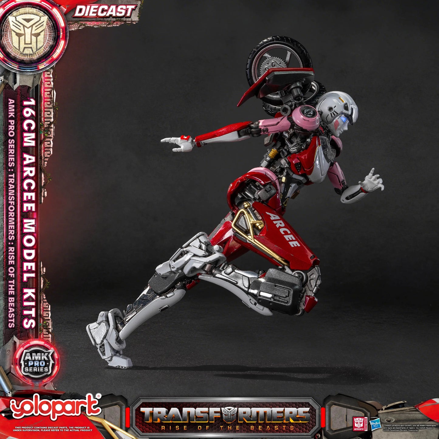 Figurka Transformers Arcee 16cm — zestaw AMK Pro Rise of the Beasts