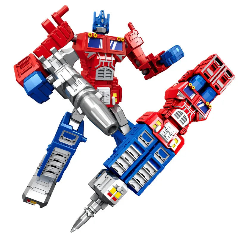 Zabawka Transformers 2 w 1 — niebieski długopis