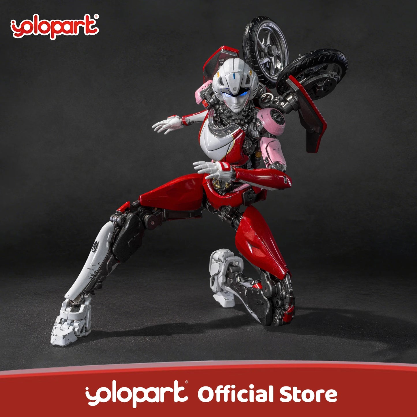 Figurka Transformers Arcee 16cm — zestaw AMK Pro Rise of the Beasts