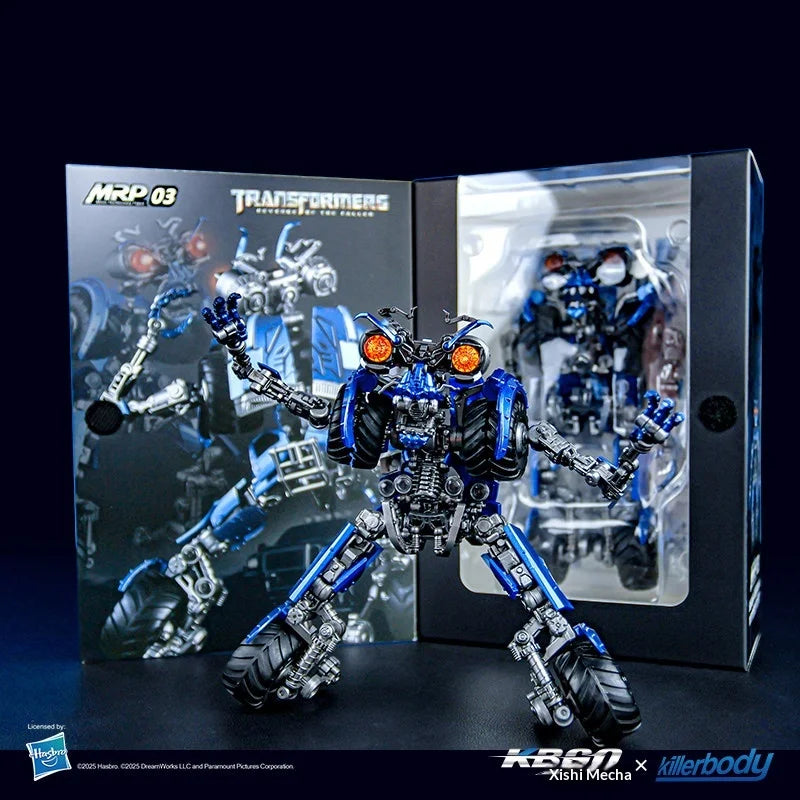 Figurka Transformers — chromowane pajęczakowate stworzenie — prestiżowa edycja Dark of the Moon