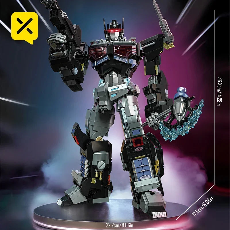 Klocki Transformers Nemesis Knight — konstrukcja mrocznego Optimusa Prime'a, 1886 elementów