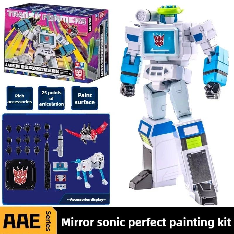 Figurka Transformers Soundwave w wysokiej jakości chromowanej wersji — Alpha Action Elite