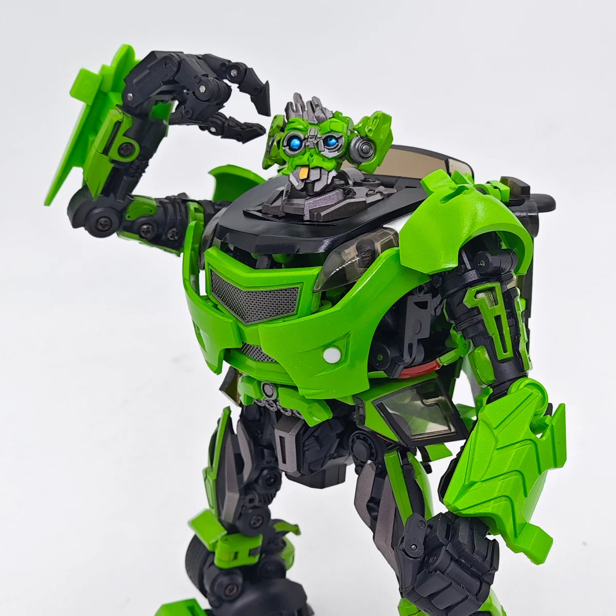 Figurki Transformers Skids i Mudflap — zielony duet bliźniaków Dumb Unique Toys