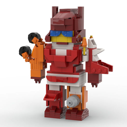 Figurka Transformers Computron — Gigantyczny czerwono-pomarańczowy klocek, kombinator