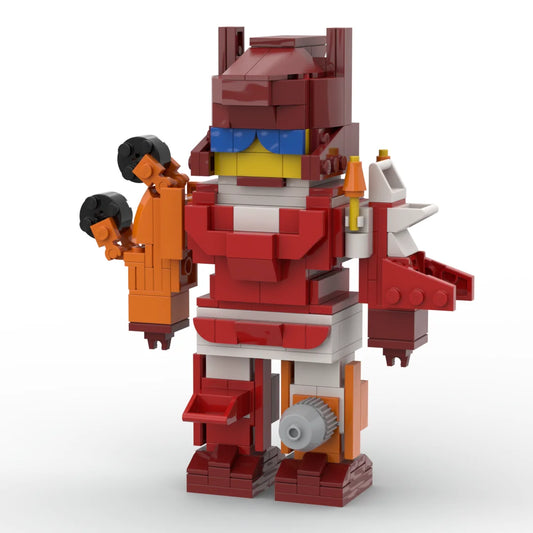 Figurka Transformers Computron — Gigantyczny czerwono-pomarańczowy klocek, kombinator