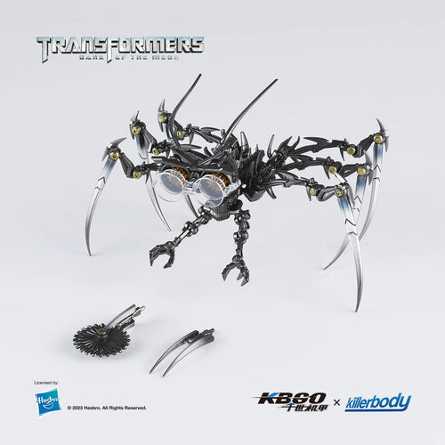 Figurka Transformers — chromowane pajęczakowate stworzenie — prestiżowa edycja Dark of the Moon