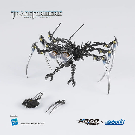 Figurka Transformers — chromowane pajęczakowate stworzenie — prestiżowa edycja Dark of the Moon