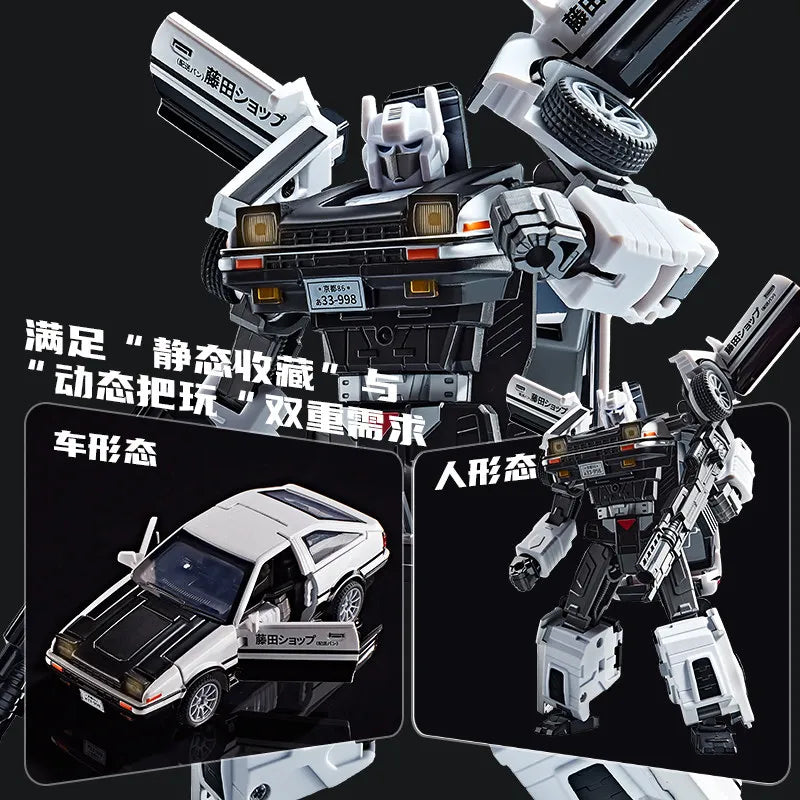 Figurka Transformers AE86 Initial D — zdeformowany robot ze sklepu z tofu