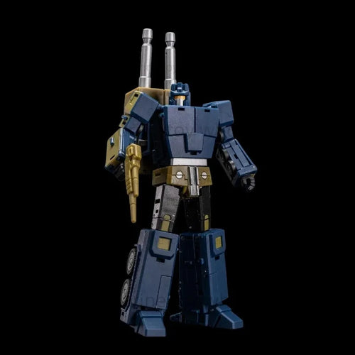 Figurka Transformers Brawl Magic Square — Łupkowo-niebieski klocek, czołg szturmowy