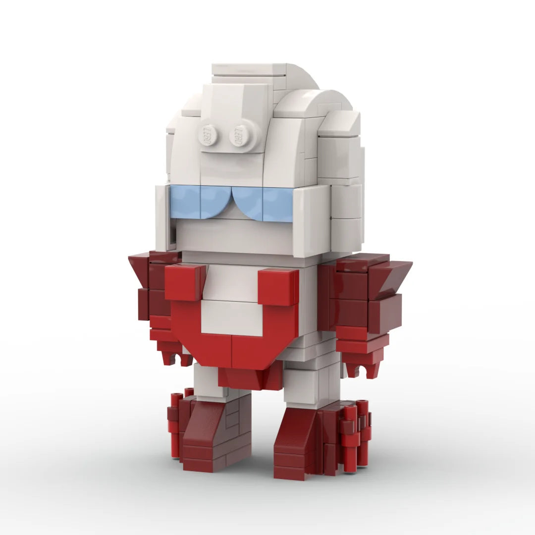Figurka Transformers Scattershot Chibi — Biało-czerwony klocek ze skrzydłami Technobota