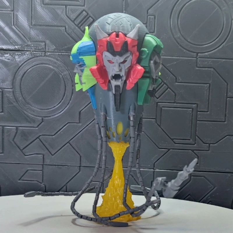 Popiersie Transformers — wielobarwny demon — stworzenie o pięciu twarzach, edycja prestiżowa