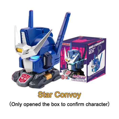 Zawieszka Transformers Star Convoy — Chromowany brelok, japońska edycja G1