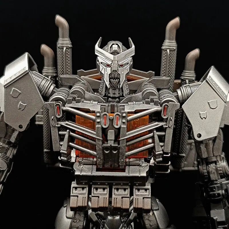 Figurka Transformers Scourge z mieczem w świetle TW1031 — Chromowana walka w trybie naczepy