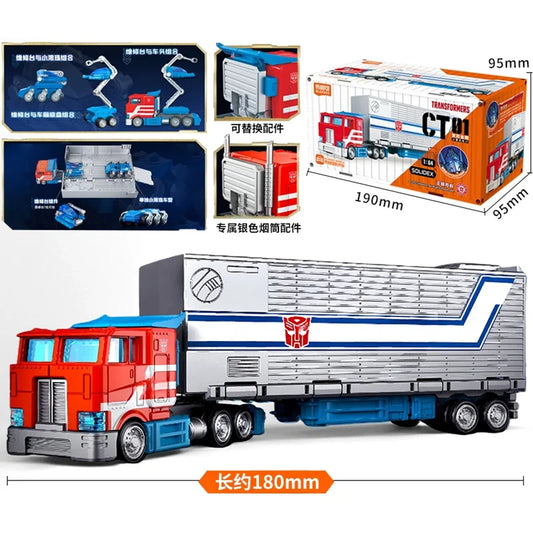 Ciężarówka Transformers Optimus Prime CT01 — Czerwono-biała naczepa Autobotów