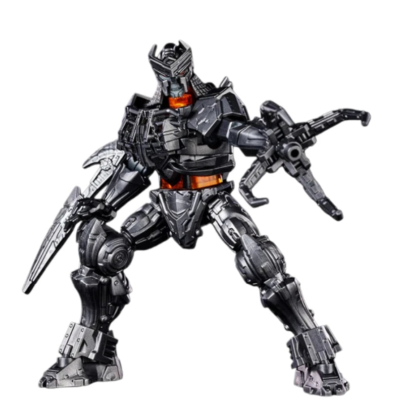 Figurka Transformers Scourge Blitzwing Łowca — Czarny i pomarańczowy skrzydlaty tropiciel z cegiełek