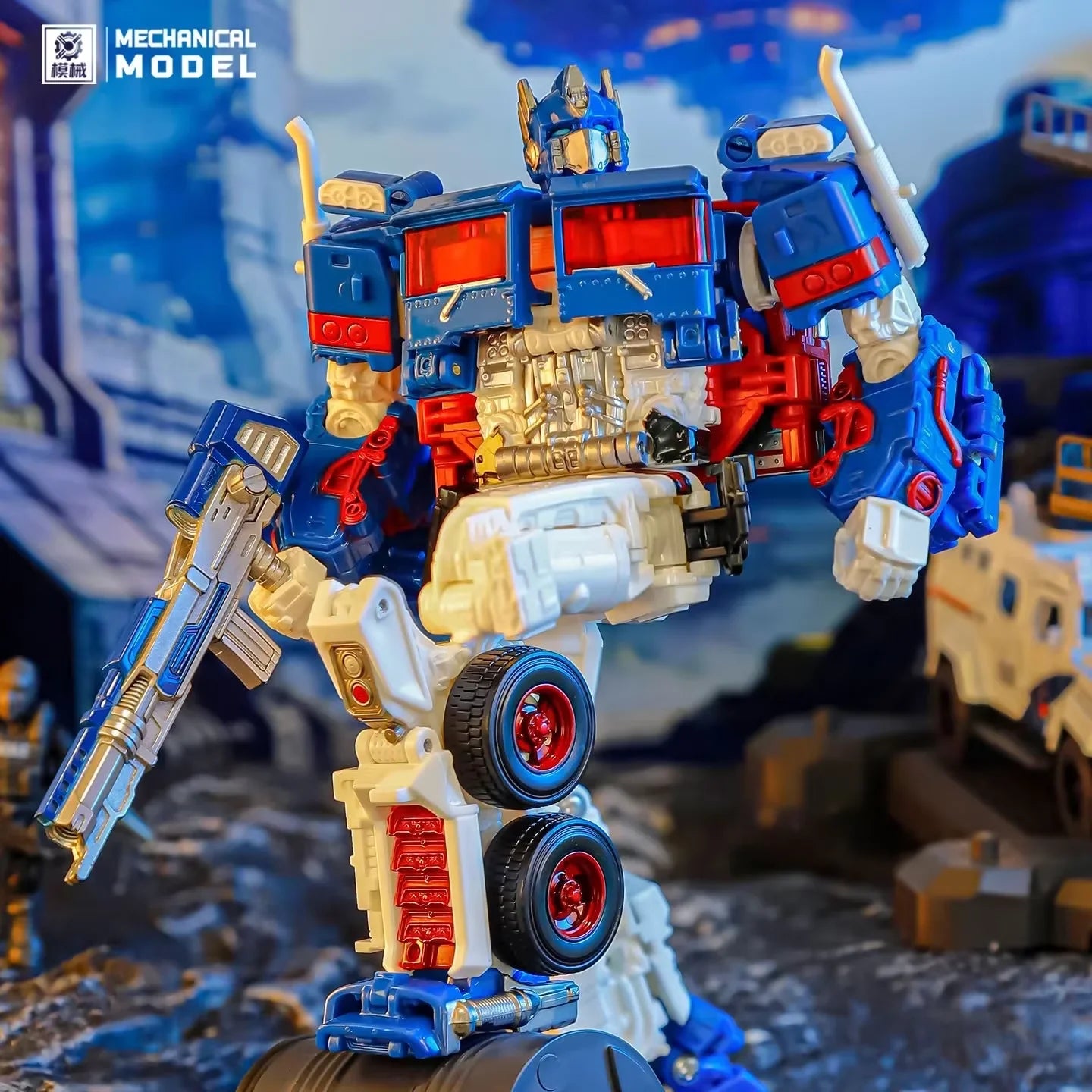 Figurka Transformers Ultra Magnus MX001 — Autobot Voyager z ruchomymi elementami, KO SS38