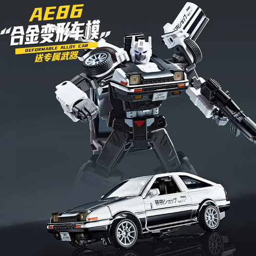 Figurka Transformers AE86 Initial D — zdeformowany robot ze sklepu z tofu