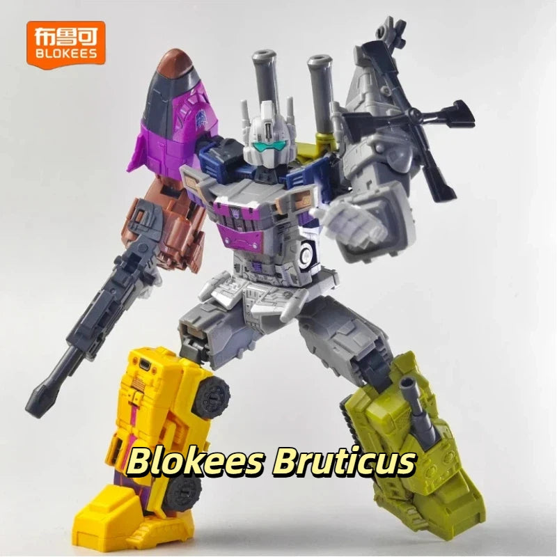 Figurka Transformers Bruticus Blokees — miniaturowy pięcioczęściowy łączony model z blind boxa