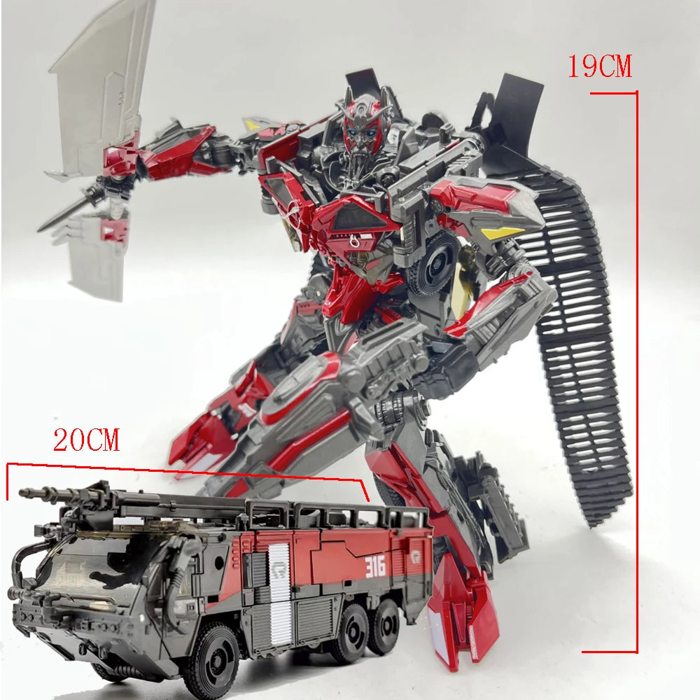 Figurka Transformers Sentinel Prime — ciężarówka strażacka Alloy