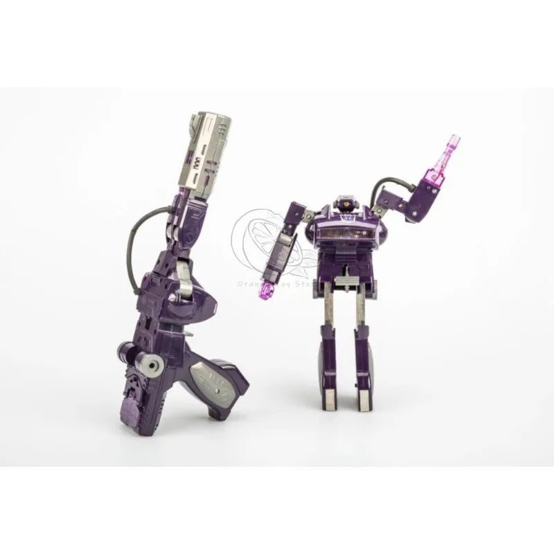 Figurka Transformers Shockwave G1 84-86 — reedycja z wbudowanym karabinem i pełnym pudełkiem