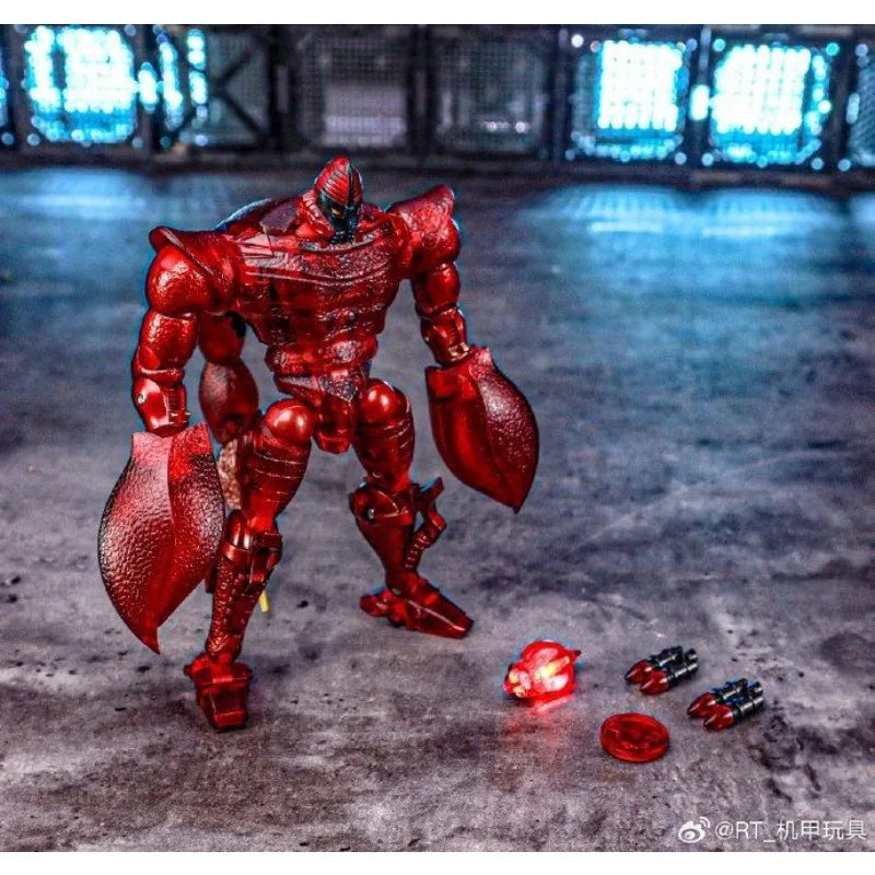 Figurka Transformers Scarlet Lord, półprzezroczysta czerwona — Robot Toys RT-D01R