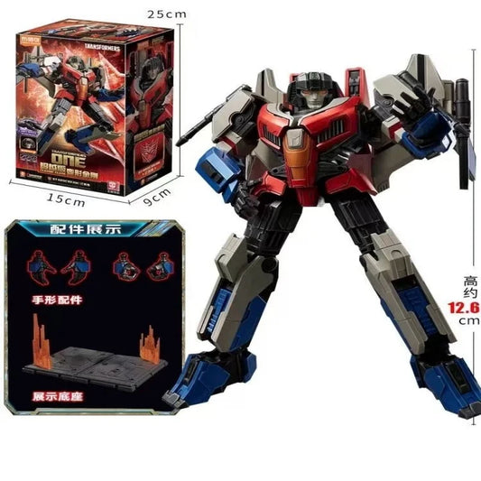 Figurka Transformers Starscream w zestawie technicznym — karta specyfikacji 12.8cm