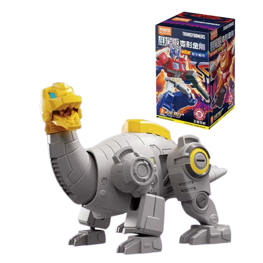 Figurka Transformers Sludge — szary tryb dinozaura, pełny zestaw Blokees