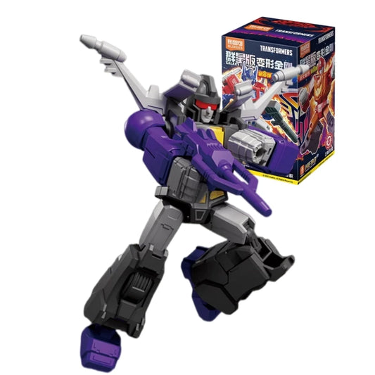 Figurka Transformers Fioletowy robot ze zintegrowanym działem — Bonus Decepticona Blokees Galaxy, wersja 8