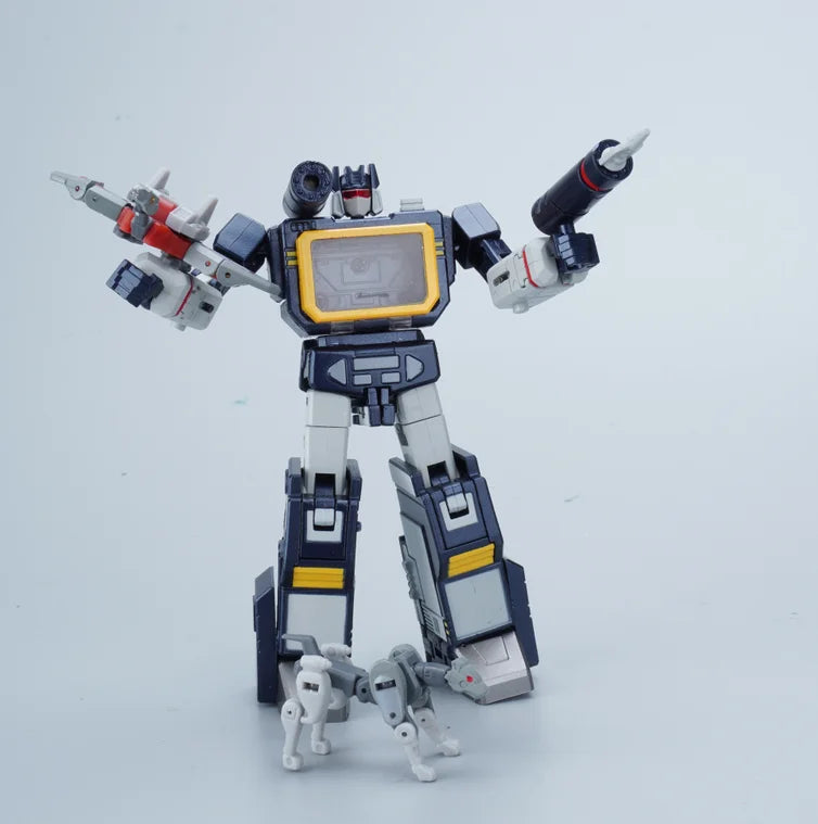 Figurka Transformers Soundwave Newage H21 — kompaktowa wersja KO G1 z wbudowaną kasetą