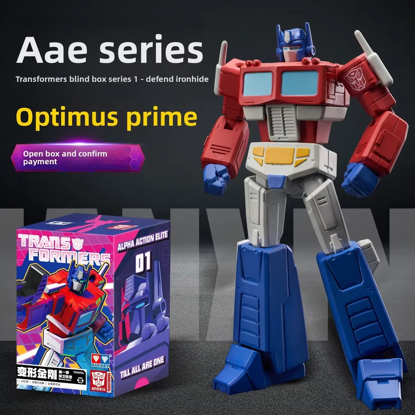 Figurka Transformers Optimus Prime G1 — Kolekcjonerski lider Autobotów, seria Blind Box AAE