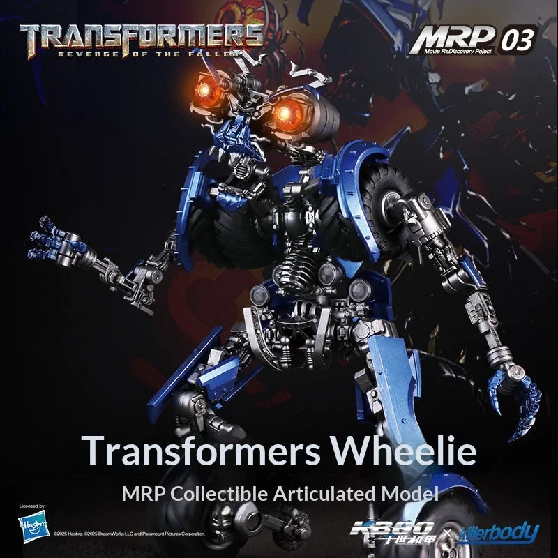 Figurka Transformers — chromowane pajęczakowate stworzenie — prestiżowa edycja Dark of the Moon