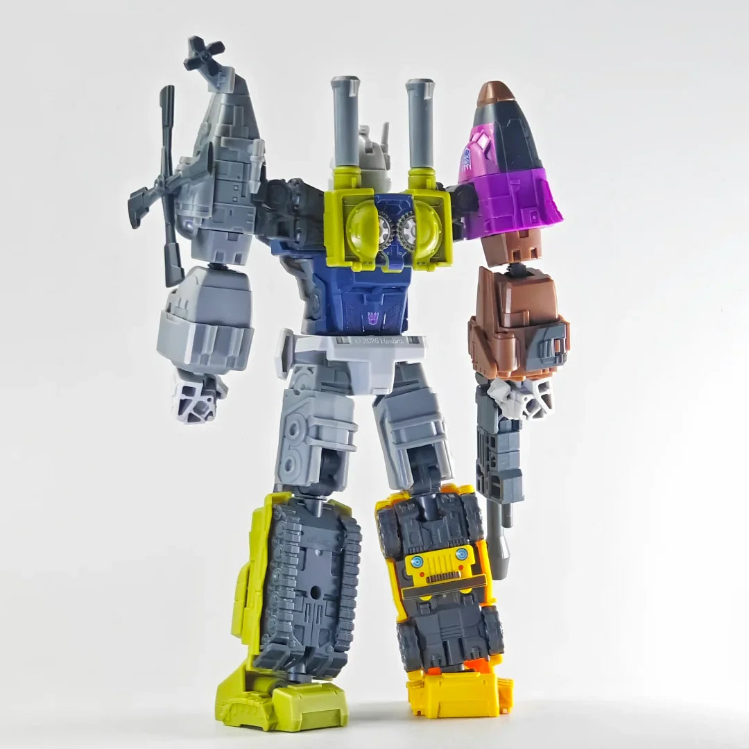 Figurka Transformers Bruticus Blokees — miniaturowy pięcioczęściowy łączony model z blind boxa