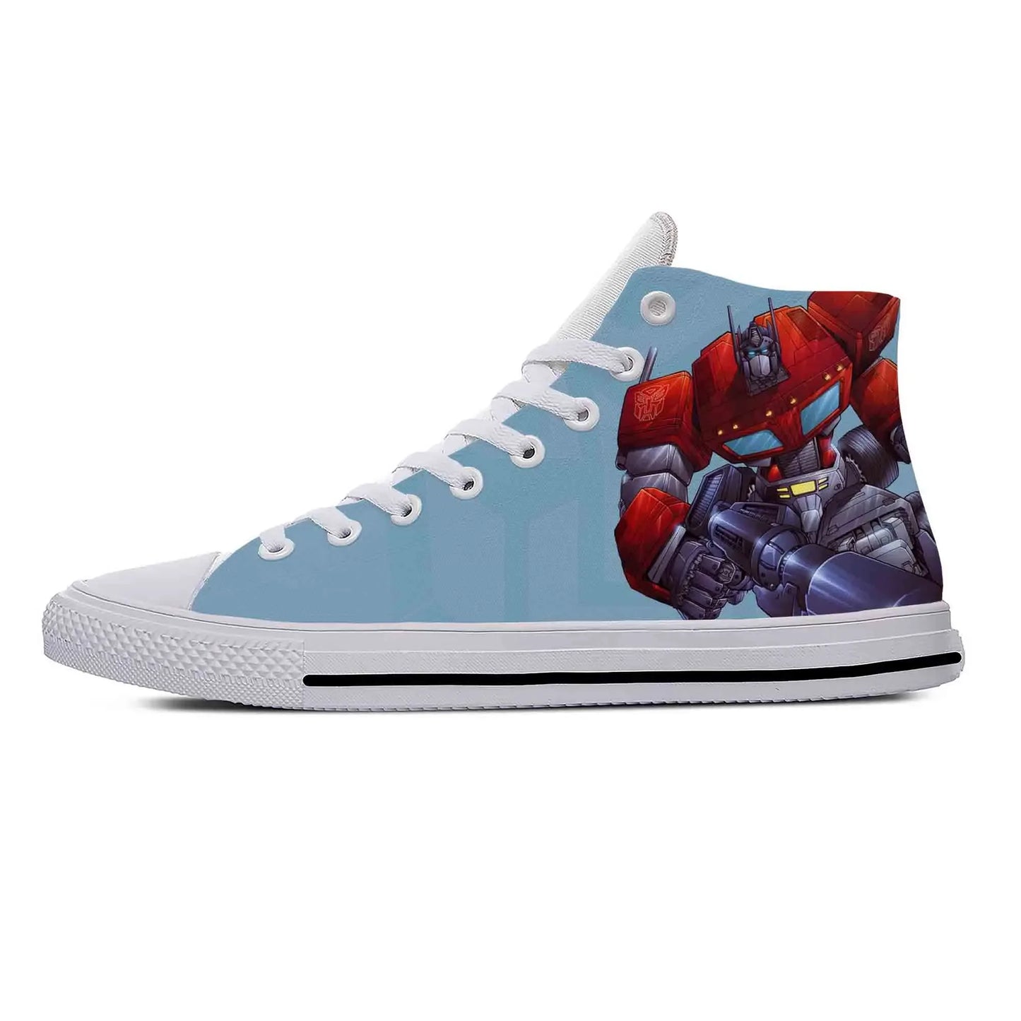 Wysokie trampki Transformers białe – Gun