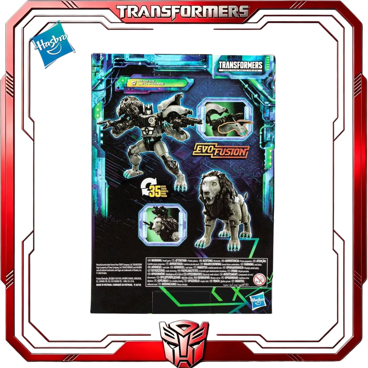 Figurka Transformers Nemesis Leo Prime — kolekcjonerski robot-lew Maximal Legacy Evolution